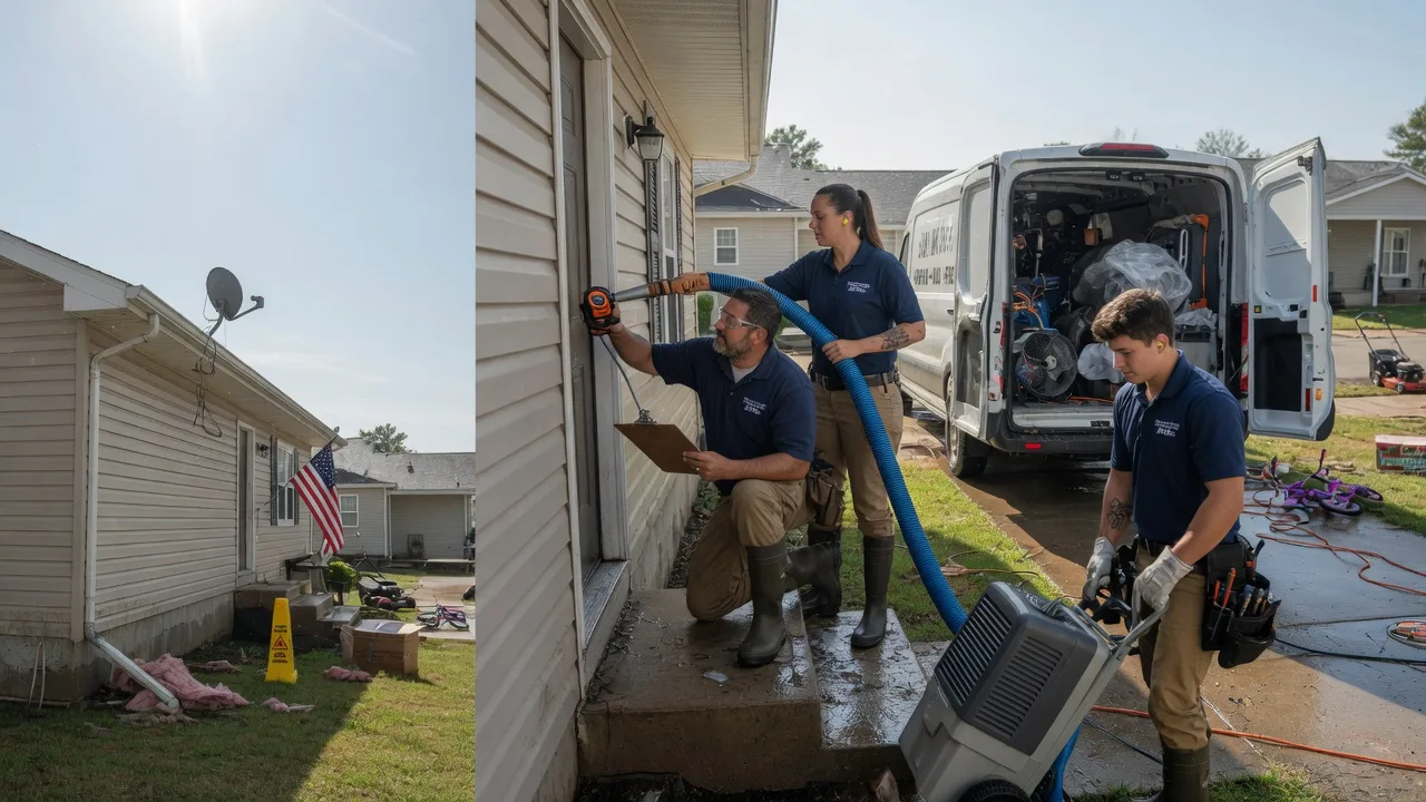 Ceiling Water Damage Restoration in Morristown, IN near me